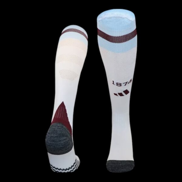 Aston Villa Home Socks 24/25 - Image 1