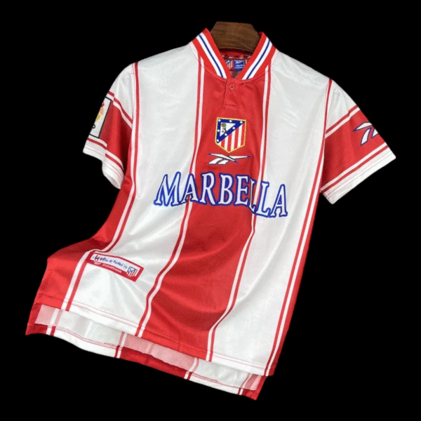 Atletico Madrid Maillot Domicile Rétro 1990/2000 - Image 1