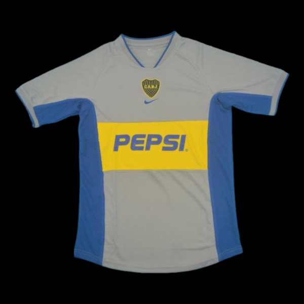 Boca Juniors Retro 2002 Outdoor Jersey - Image 1