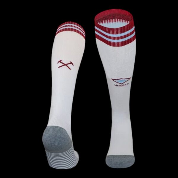 West Ham Home Socks 24/25 - Image 1
