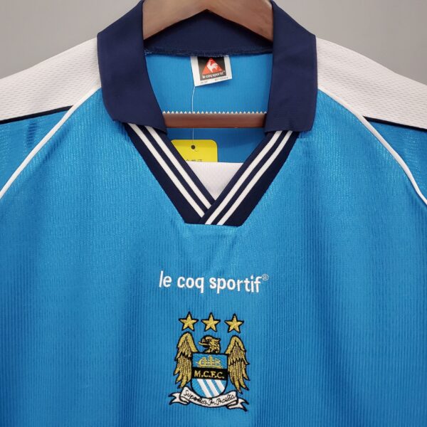 Manchester City Maillot Rétro 99/01 - Image 3