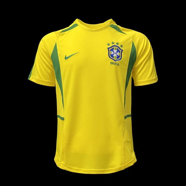 Brésil Maillot Rétro 2002 - Image 1