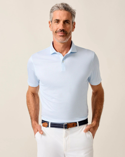 Johnnie-O Men's Teo Performance Jersey Polo Shirt