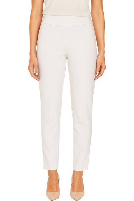 Krazy Larry Microfiber Skinny Pull-On  Pants in Ivory
